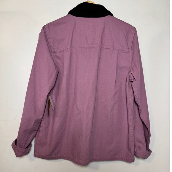 NWT Vans Drill Chore Purple and Black Corduroy Collar Jacket Size: Medium - Picture 6 of 6